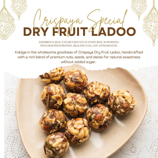 Crispaya Special Dry Fruit Ladoo - 500 gm